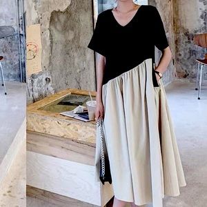 One piece dress ,Korean designer, Free size